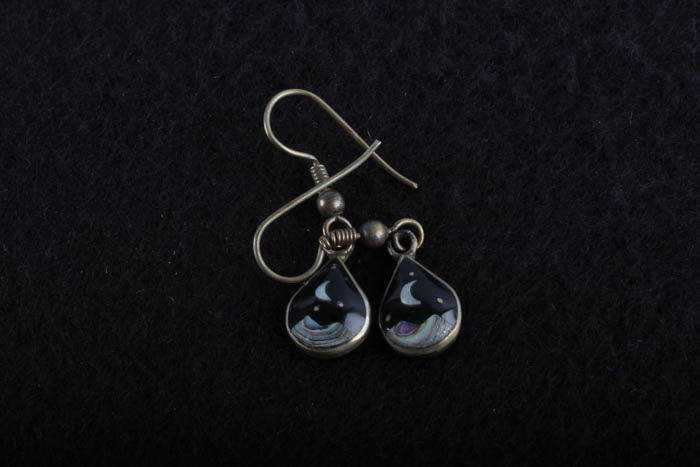 Mexican Silver Earrings and Bracelet