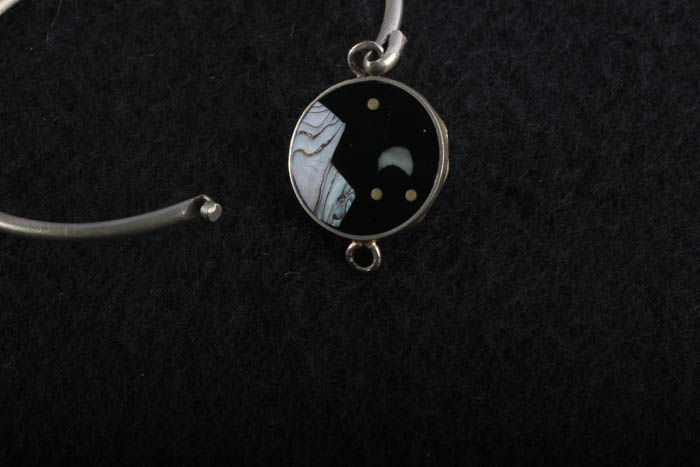 Mexican Silver Earrings and Bracelet