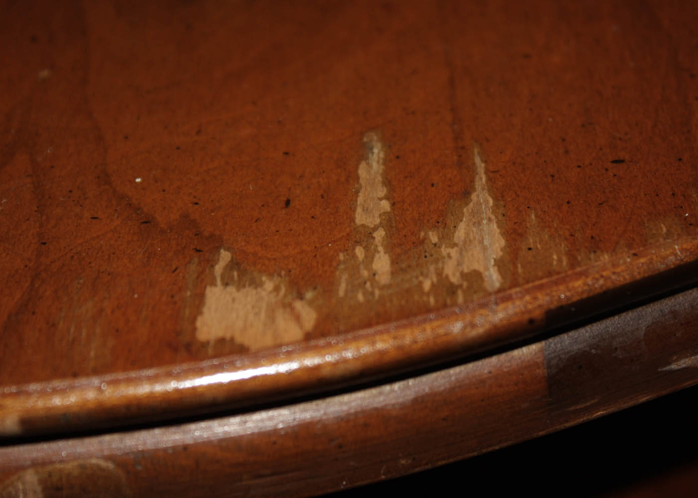 Vintage French Country Style Mahogany Accent Table