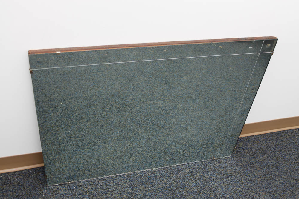 Vintage Rectangular Etched Mirror