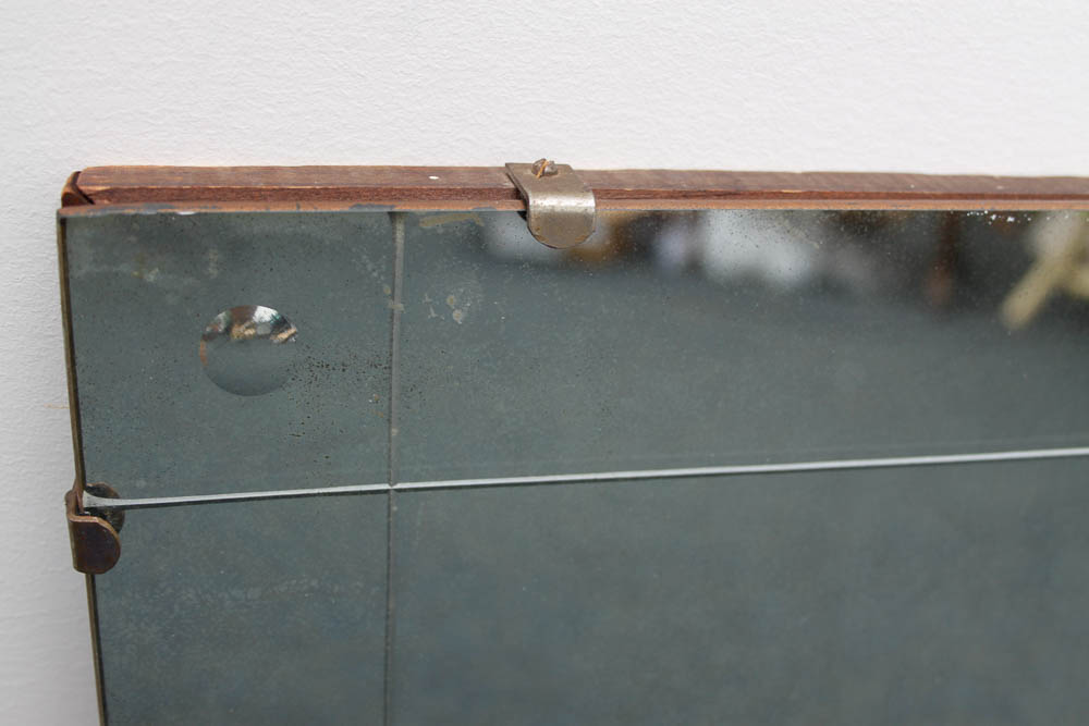 Vintage Rectangular Etched Mirror