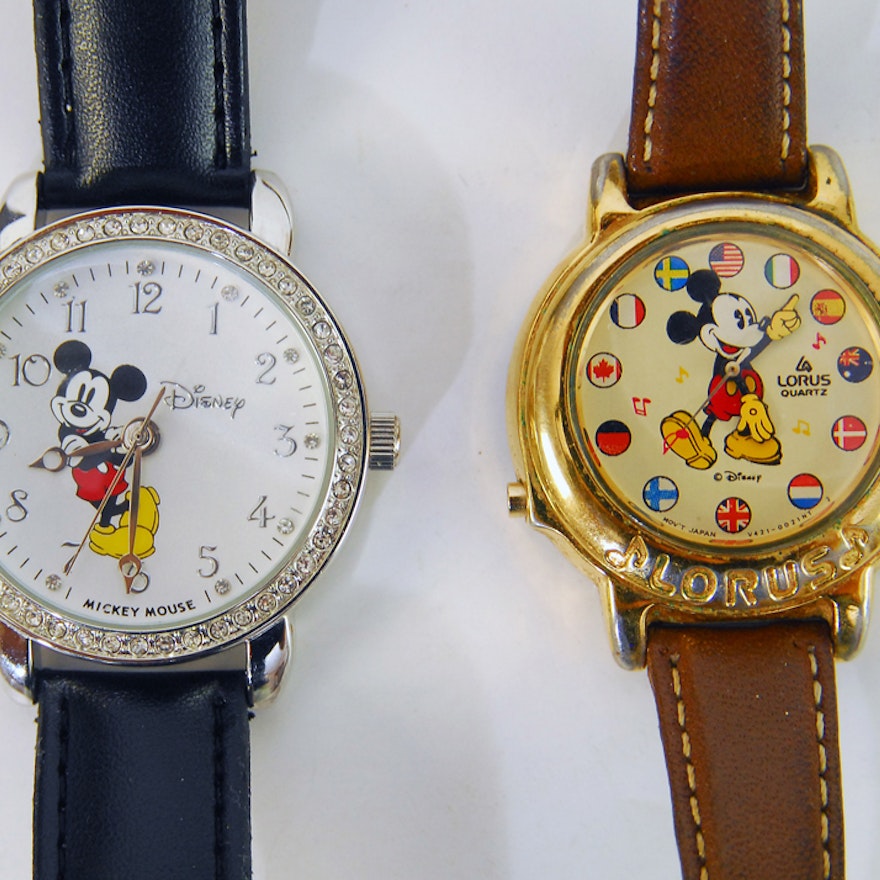 Two Mickey Mouse Watches