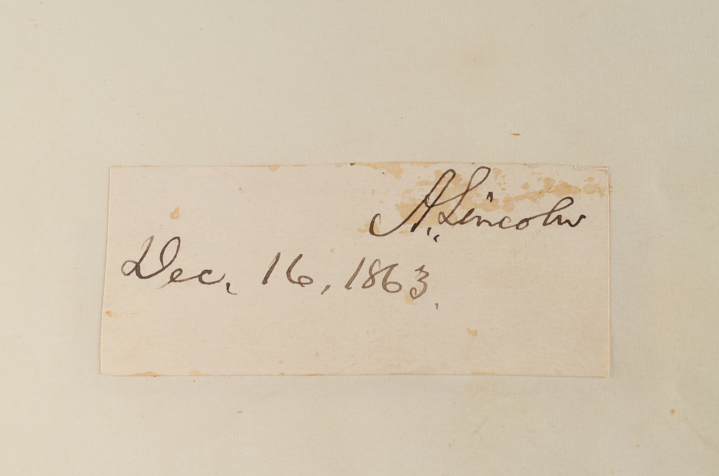 Rare Album with 142 Signatures of Lincoln & Historic 19th C. Men