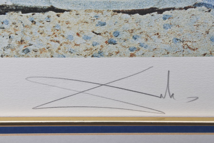 Dali Lithograph "Llaner Beach in Cadaques"