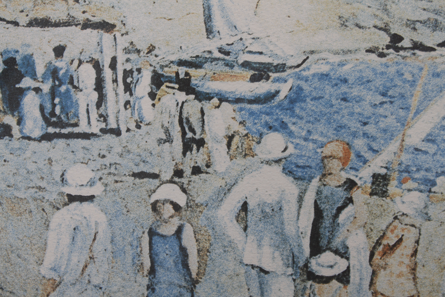 Dali Lithograph "Llaner Beach in Cadaques"