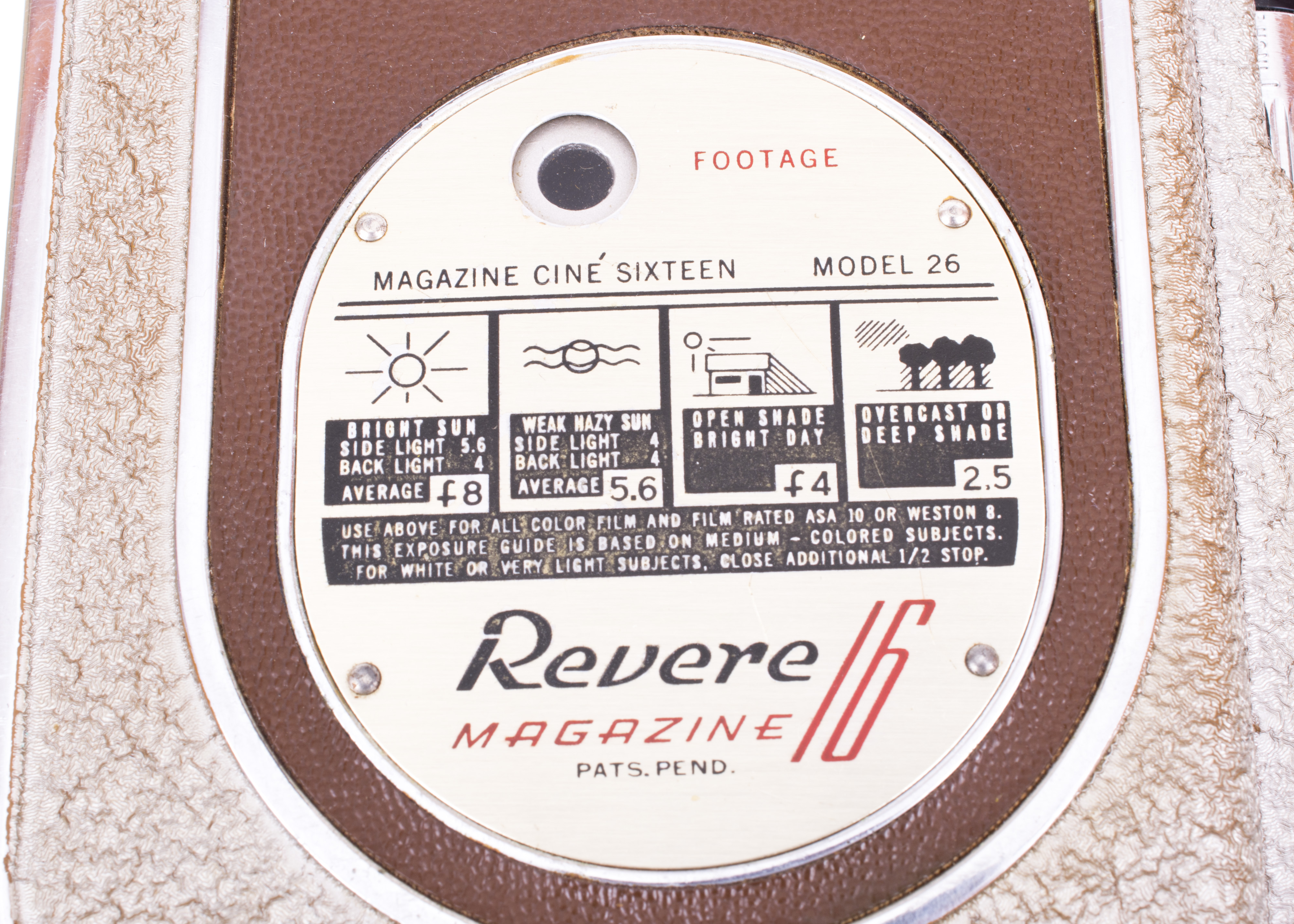 Revere Magazine 16mm Vintage Movie Camera