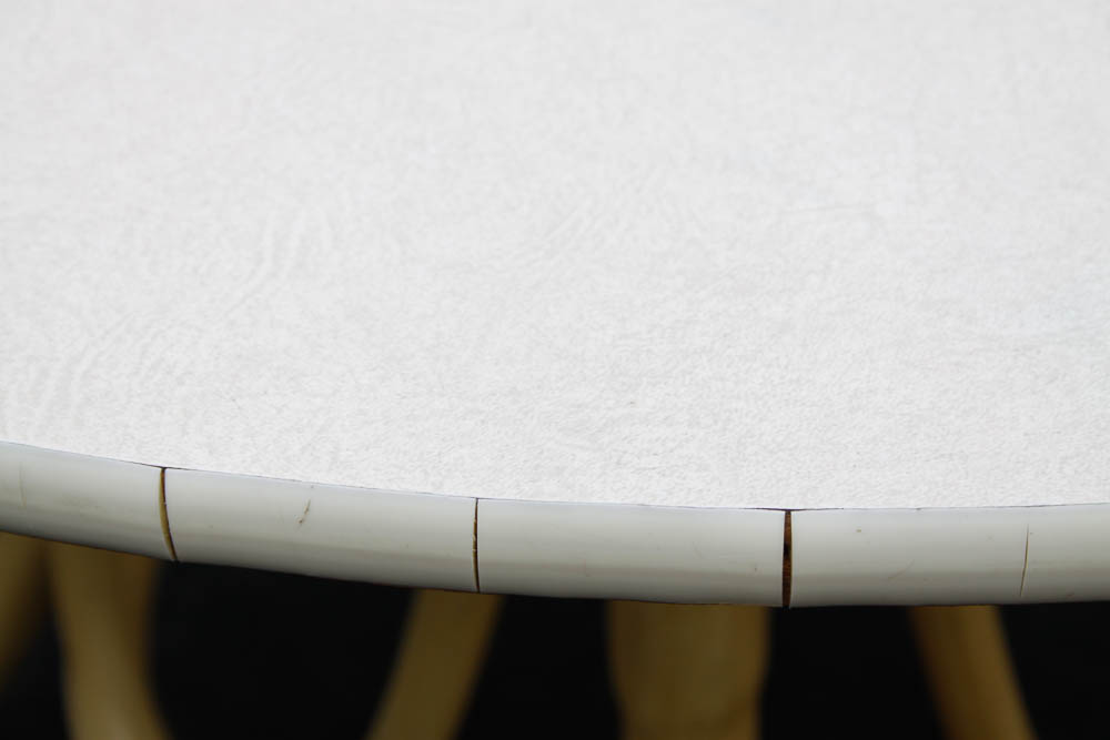 Vintage Rattan Table and Chair Set