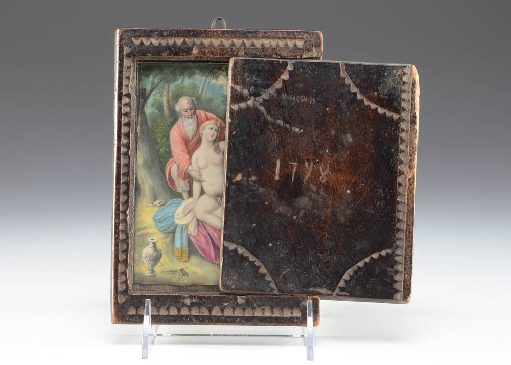 Late 18th-Century Erotic Miniature Painting