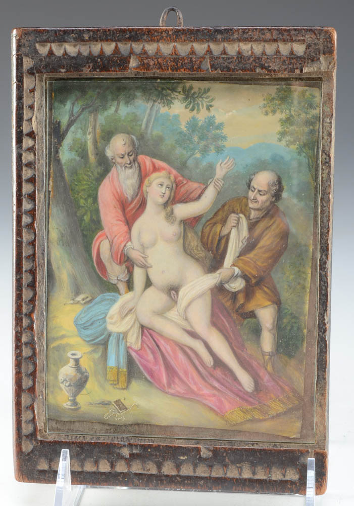 Late 18th-Century Erotic Miniature Painting