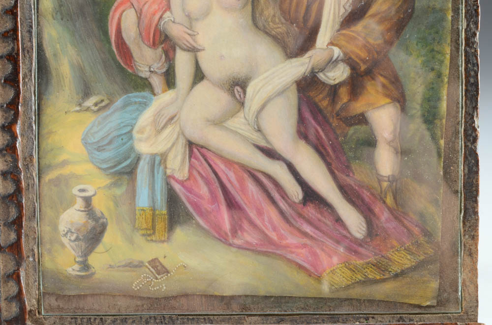 Late 18th-Century Erotic Miniature Painting