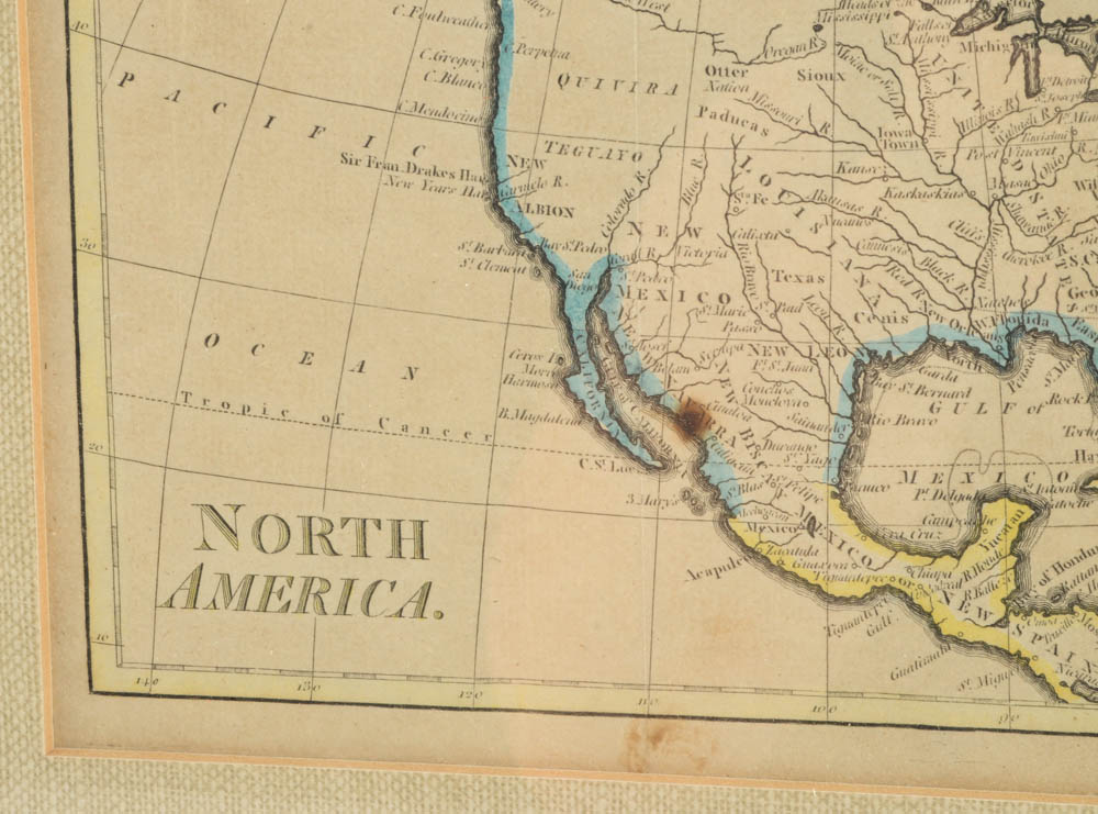1802 Map of North America