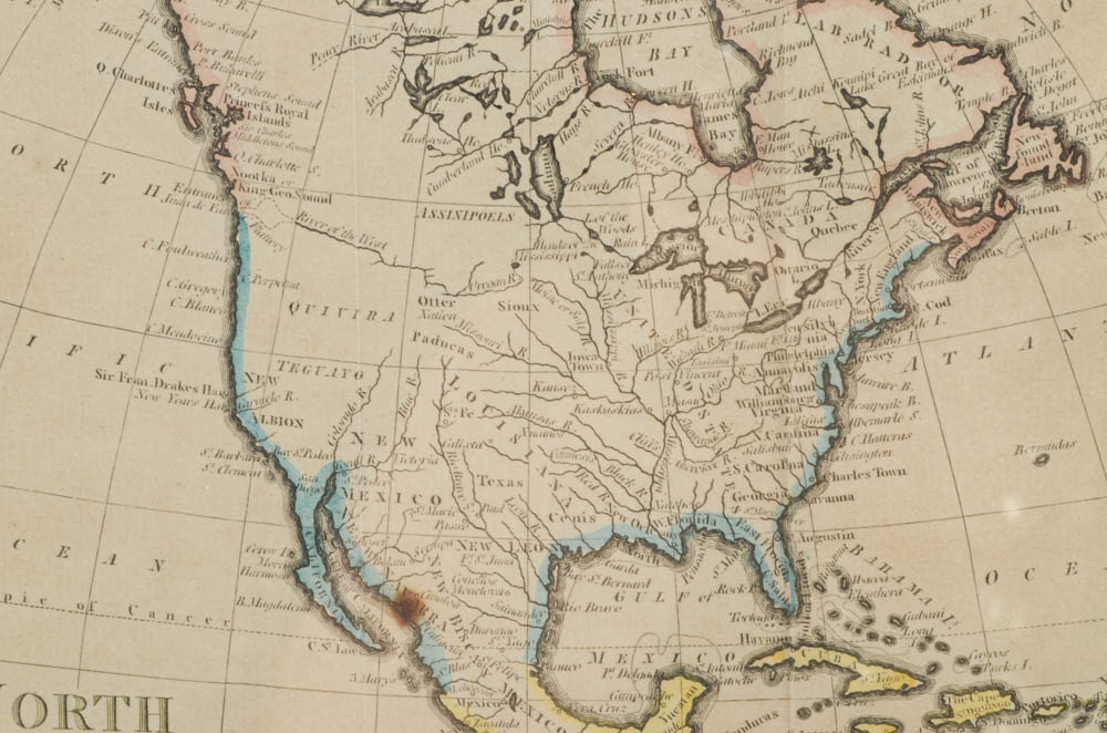 1802 Map of North America