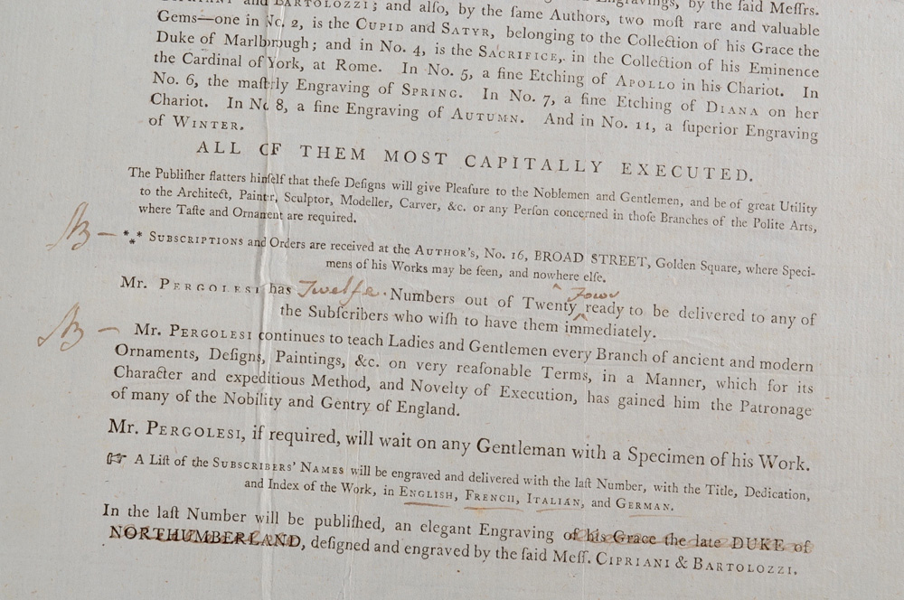 1791 "Pergolesi Ornamental Designs"