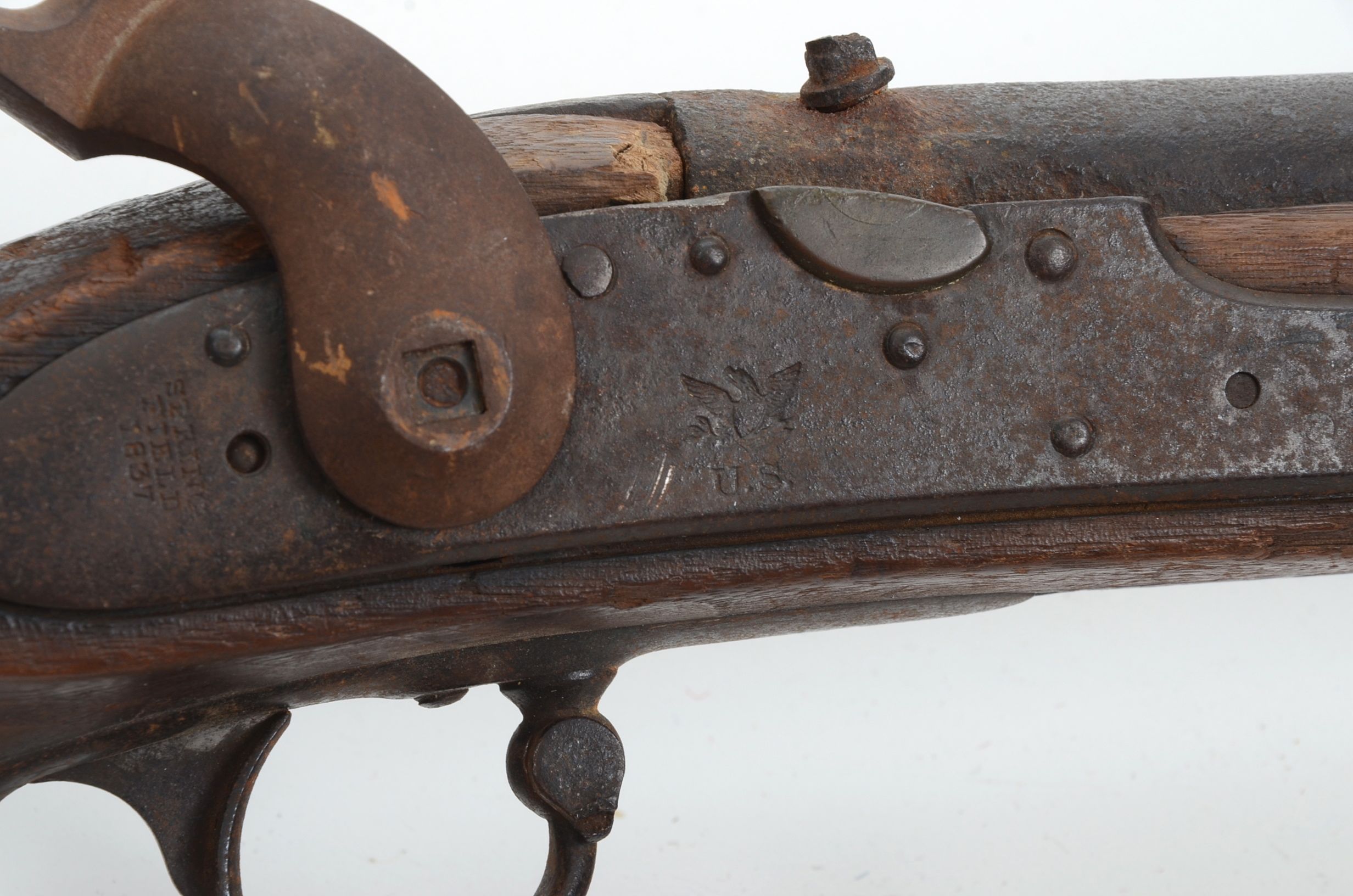 1837 Springfield Single Shot Muzzle Loading Musket