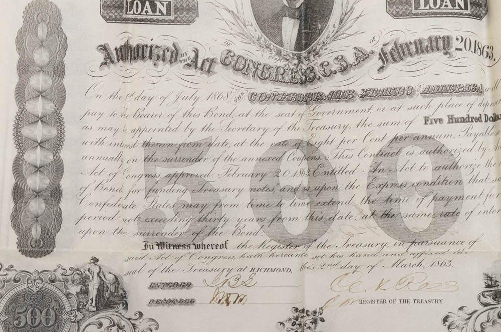 Confederate War Bonds