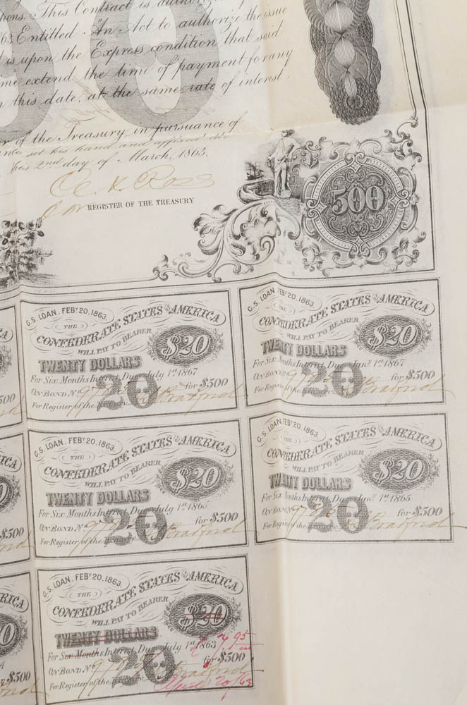 Confederate War Bonds