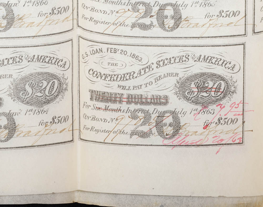 Confederate War Bonds
