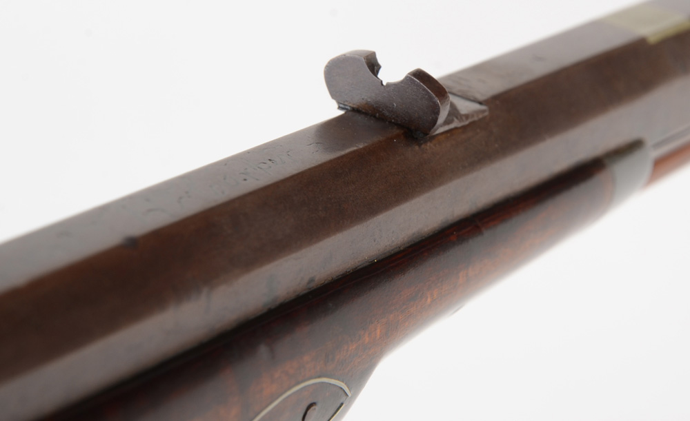 Rare Samuel Carper Signed and Numbered Half Stock Rifle