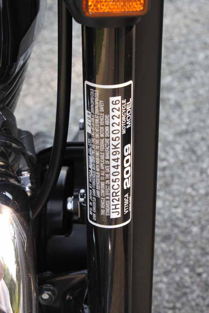 2009 Honda Shadow Aero