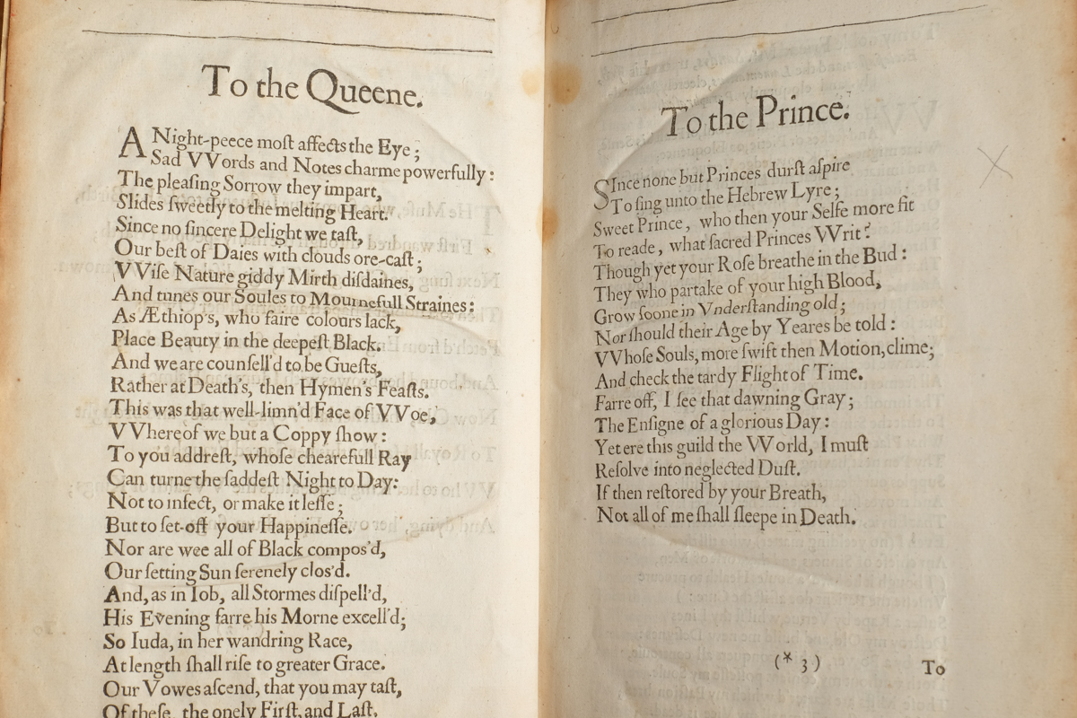 Rare 1638 "Paraphrase on the Divine Poems" by George Sandys