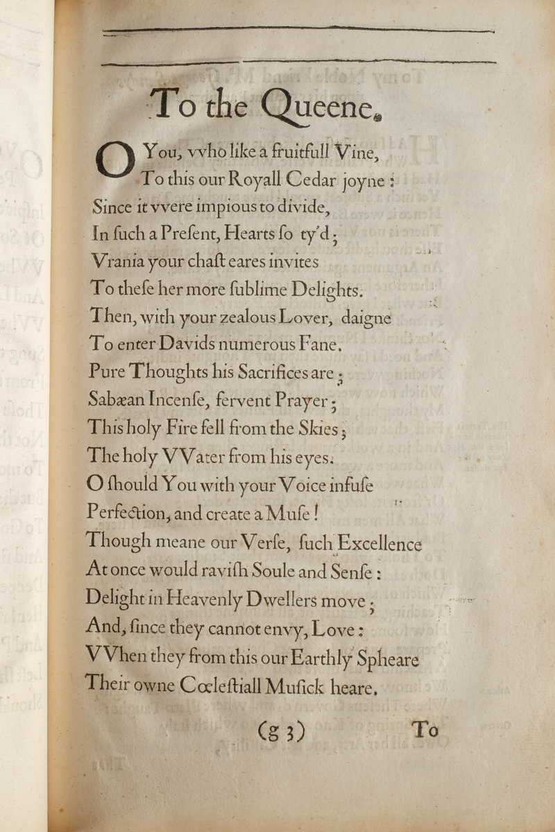 Rare 1638 "Paraphrase on the Divine Poems" by George Sandys