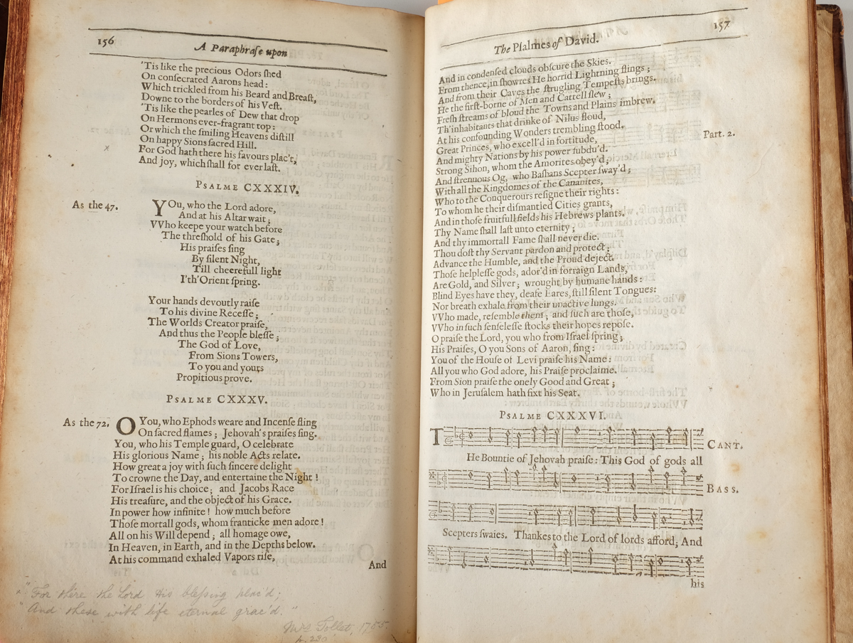 Rare 1638 "Paraphrase on the Divine Poems" by George Sandys