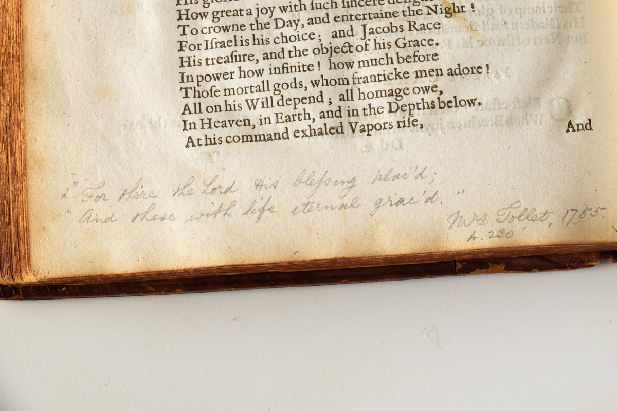 Rare 1638 "Paraphrase on the Divine Poems" by George Sandys