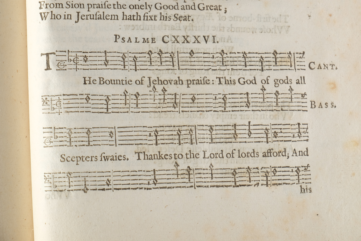 Rare 1638 "Paraphrase on the Divine Poems" by George Sandys