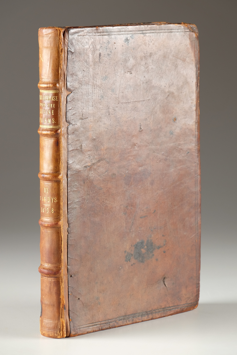 Rare 1638 "Paraphrase on the Divine Poems" by George Sandys