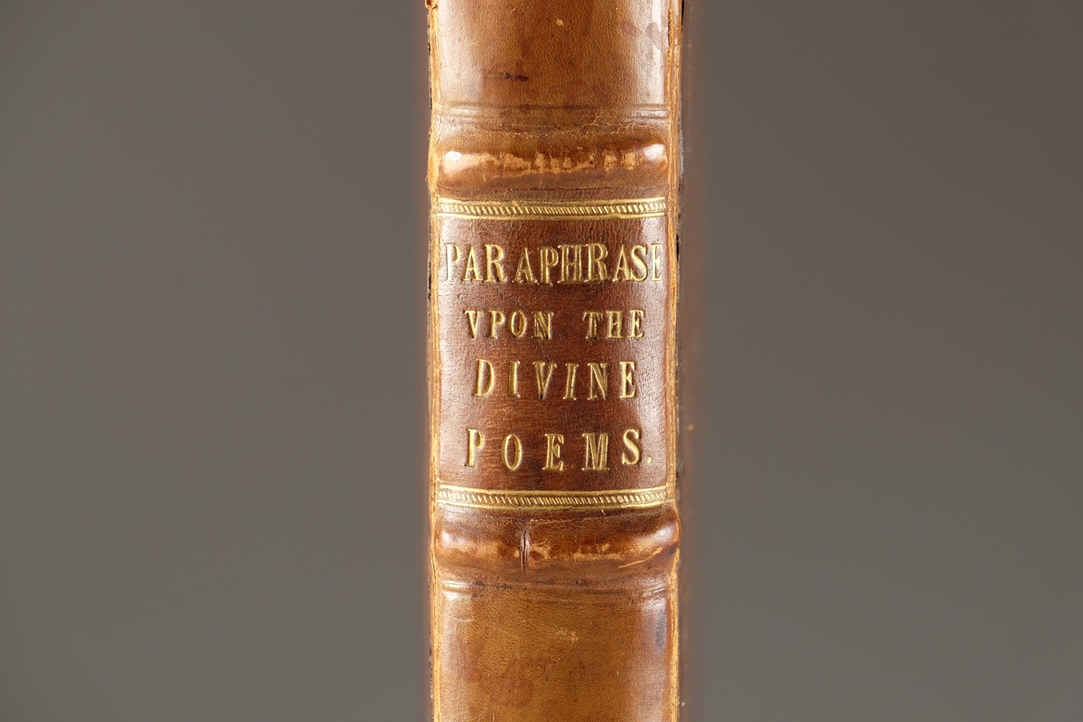 Rare 1638 "Paraphrase on the Divine Poems" by George Sandys