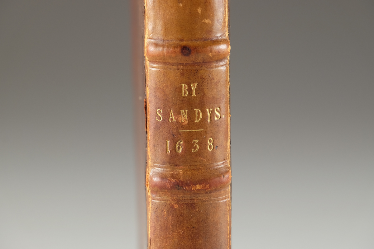 Rare 1638 "Paraphrase on the Divine Poems" by George Sandys