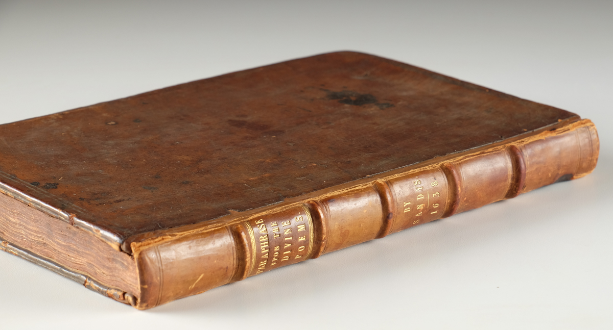 Rare 1638 "Paraphrase on the Divine Poems" by George Sandys