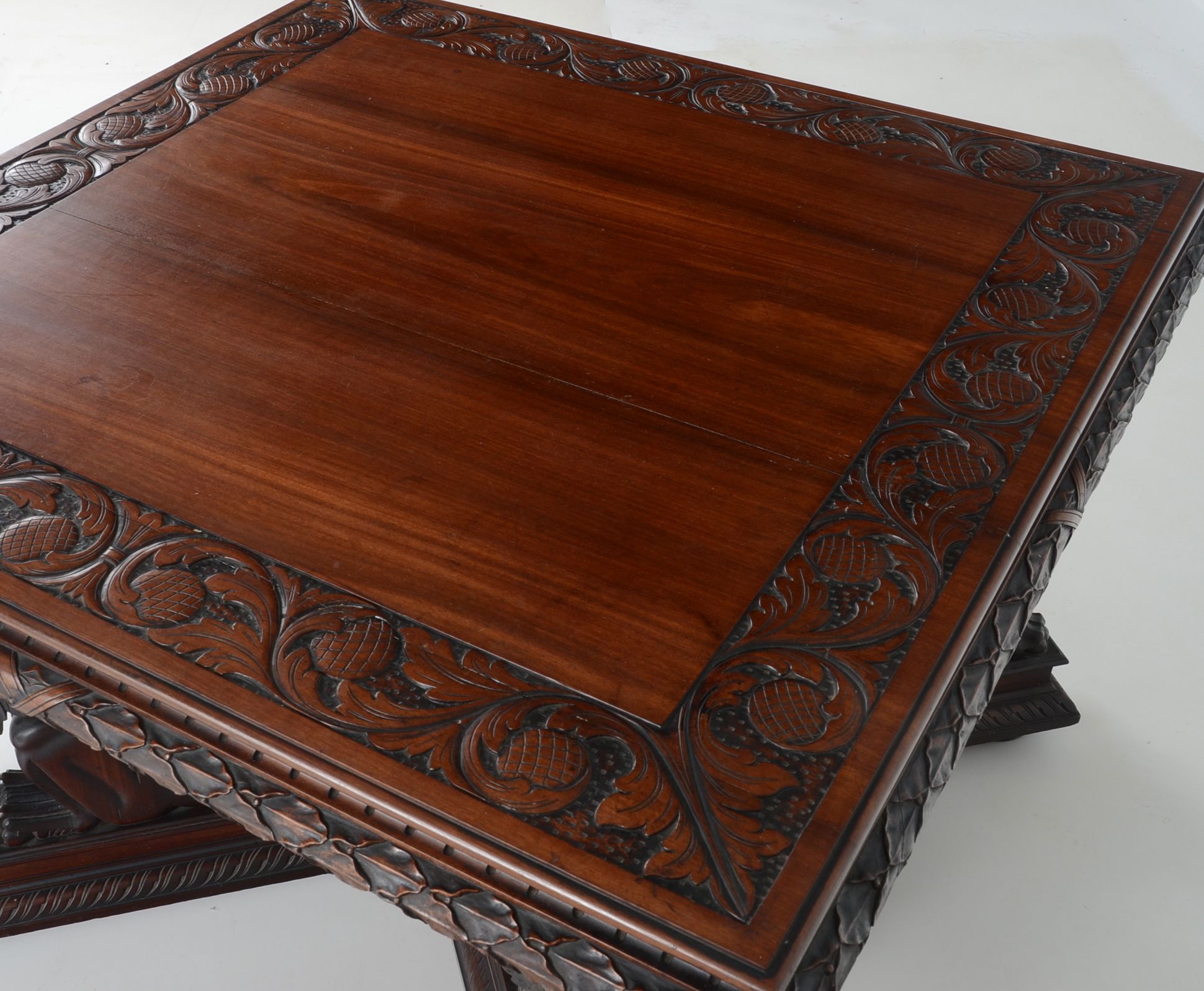 Mahogany Victorian Library Table