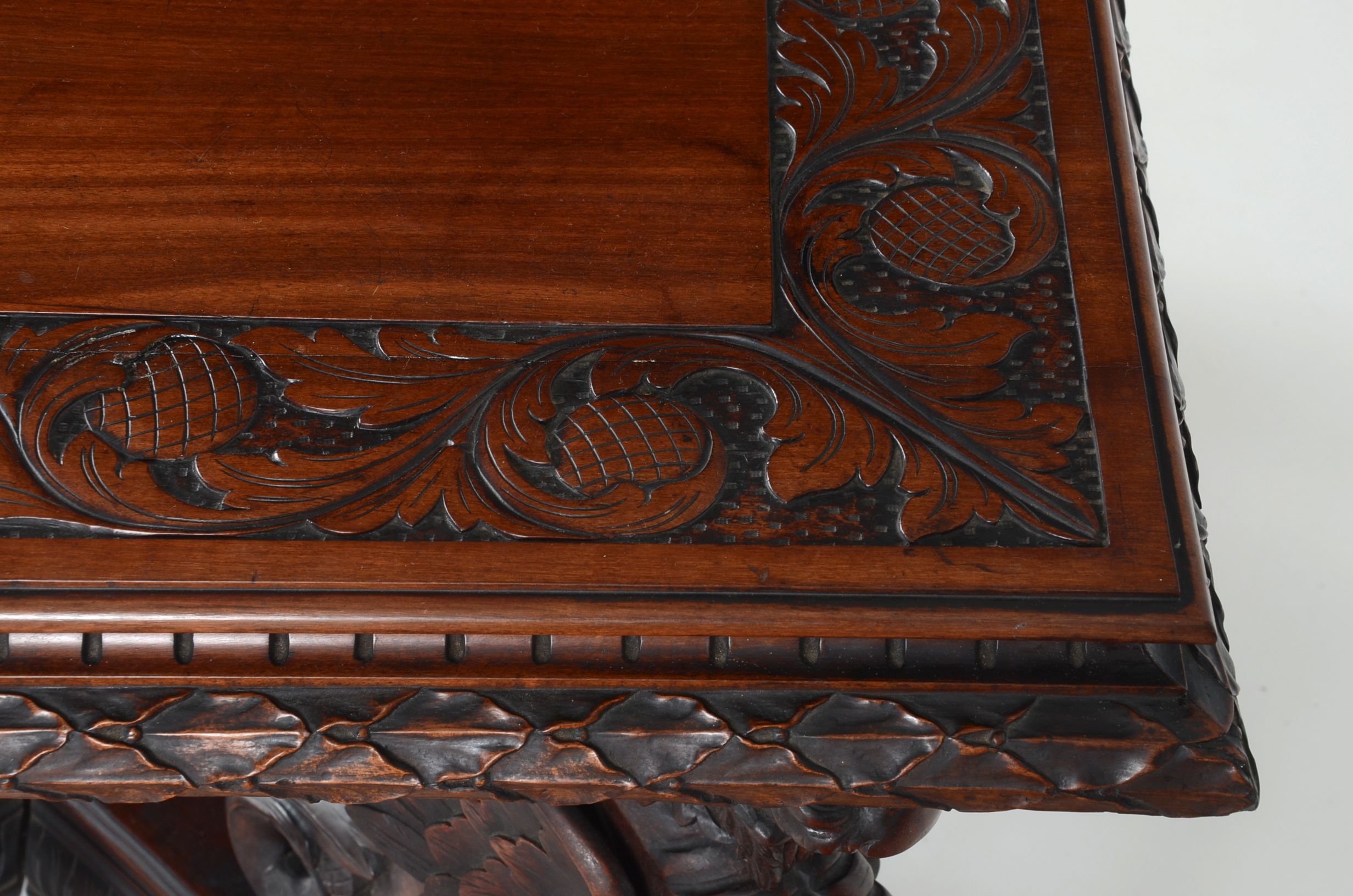Mahogany Victorian Library Table