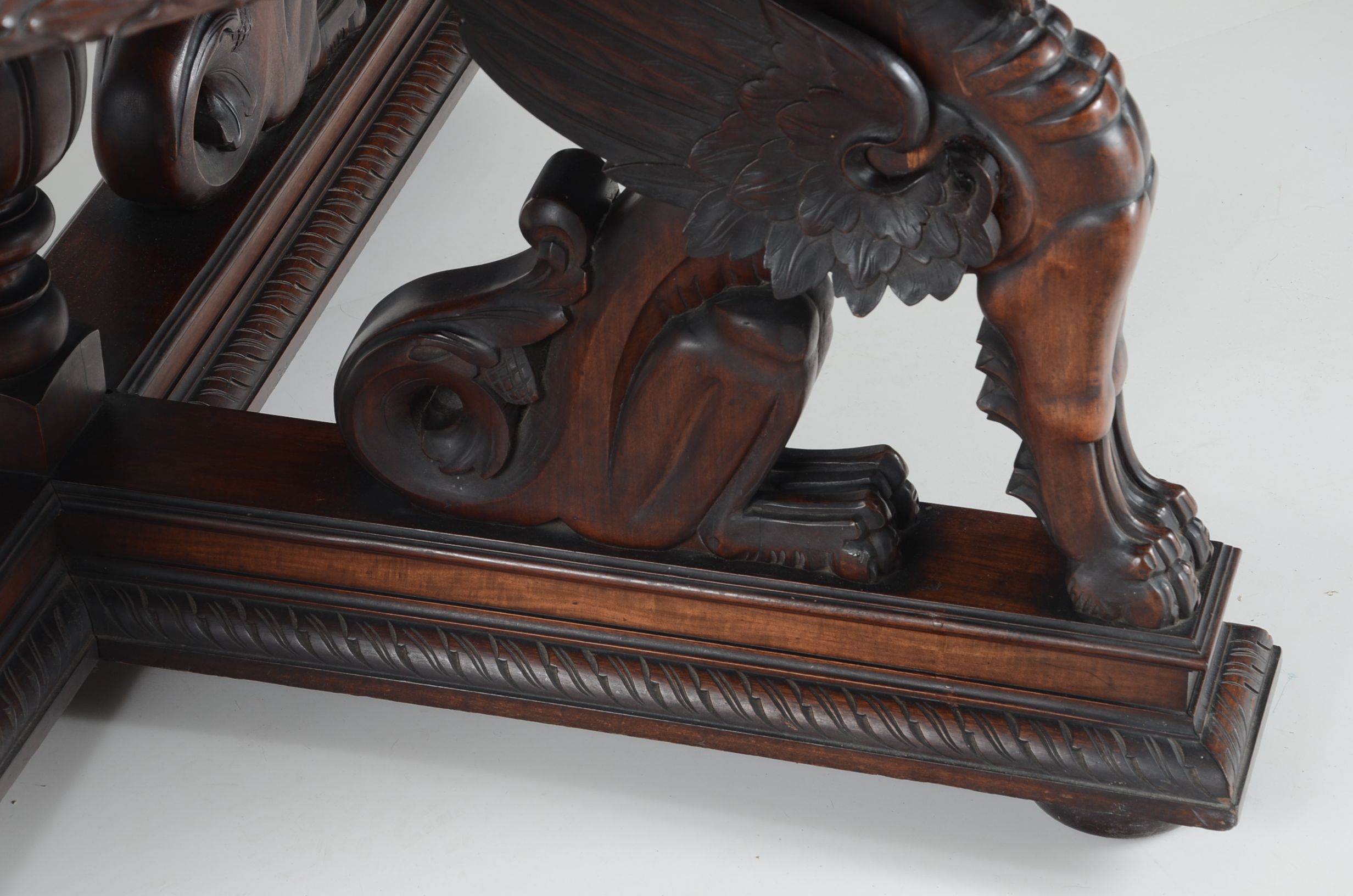 Mahogany Victorian Library Table