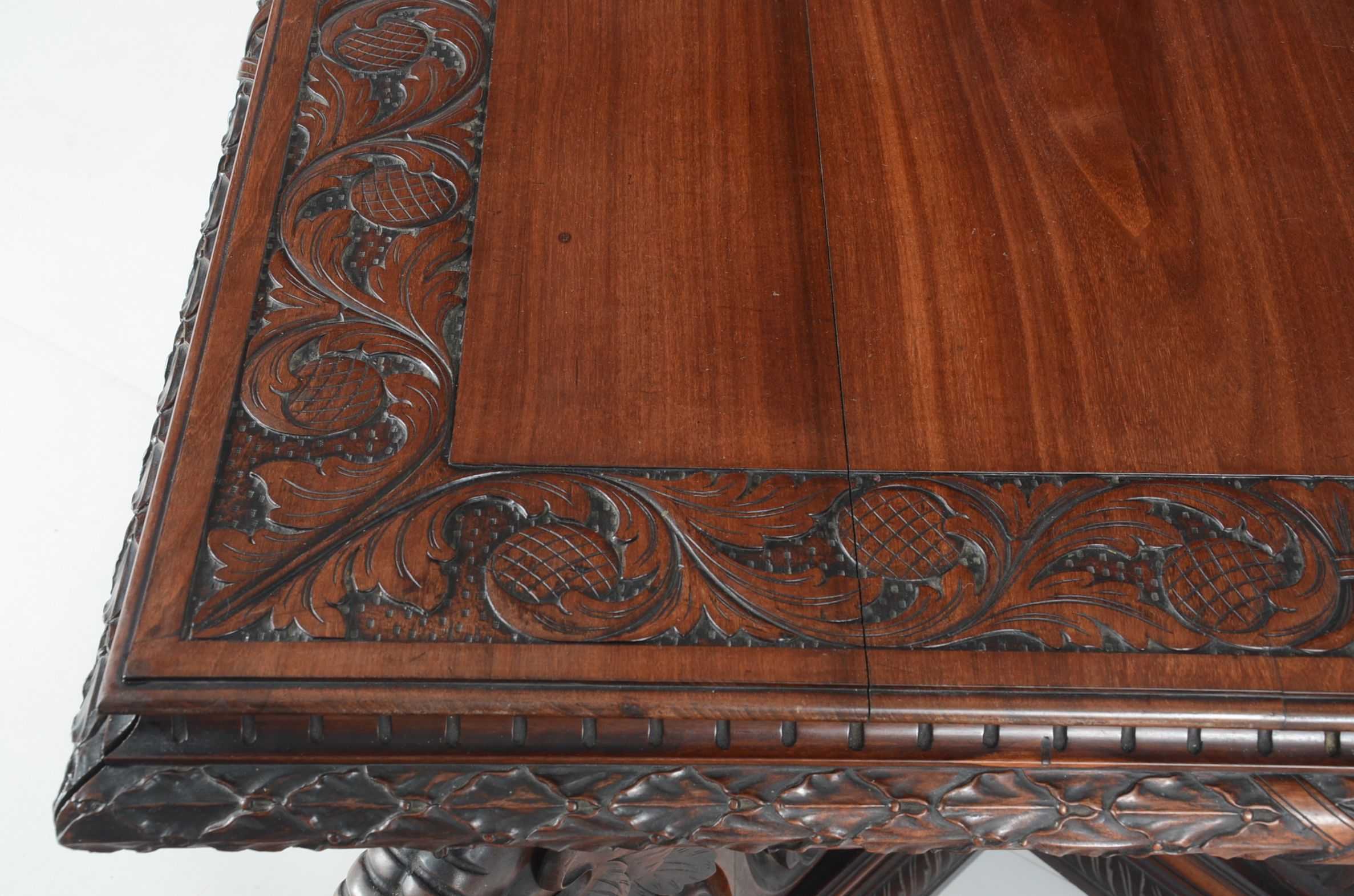 Mahogany Victorian Library Table