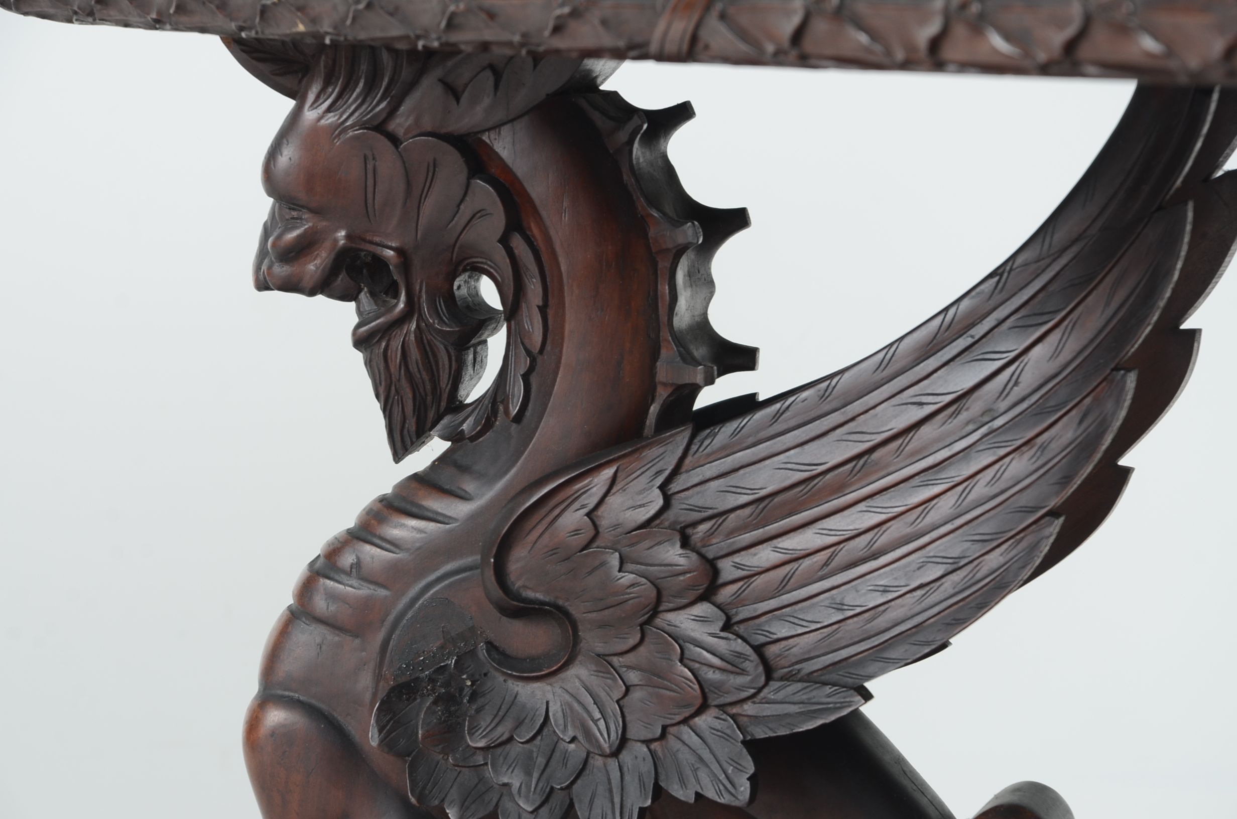 Mahogany Victorian Library Table