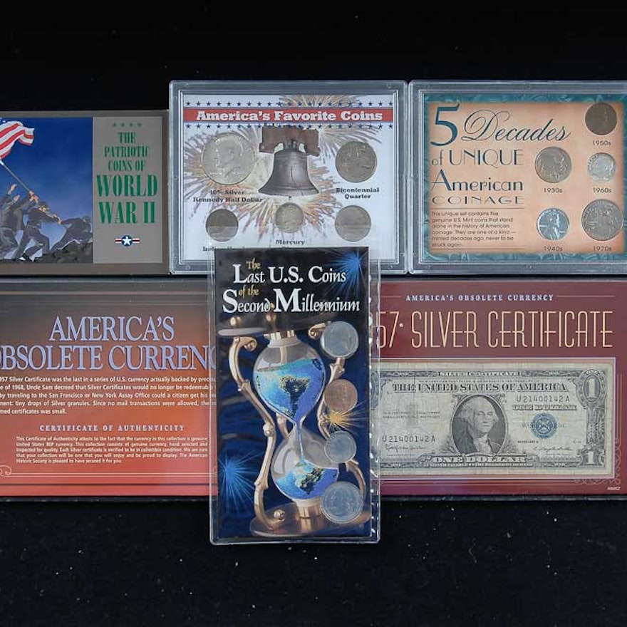 Vintage American Coins & Currency