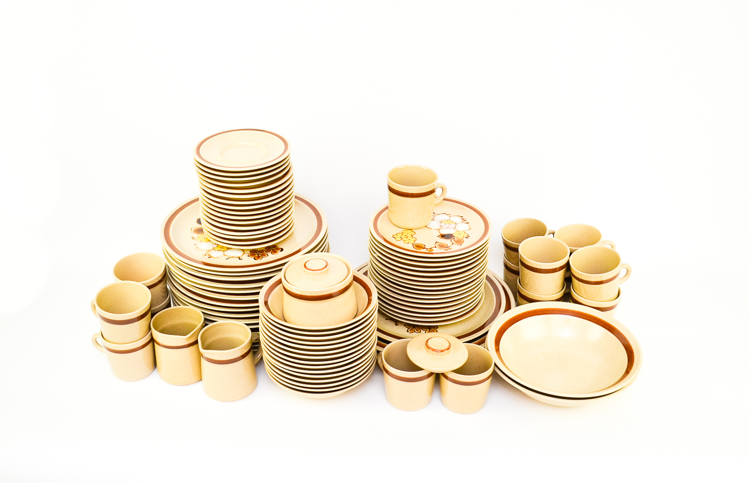 Vintage Japanese Yamaka Stoneware Service for 12 and More