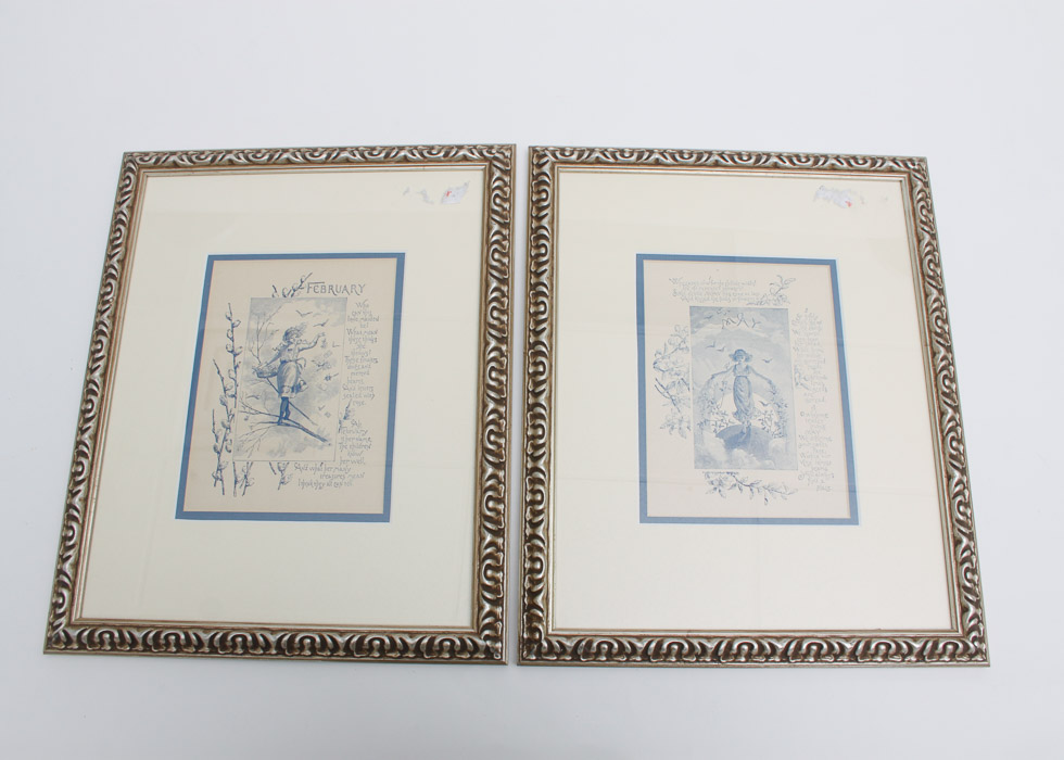 Antique Letterpress Framed Prints
