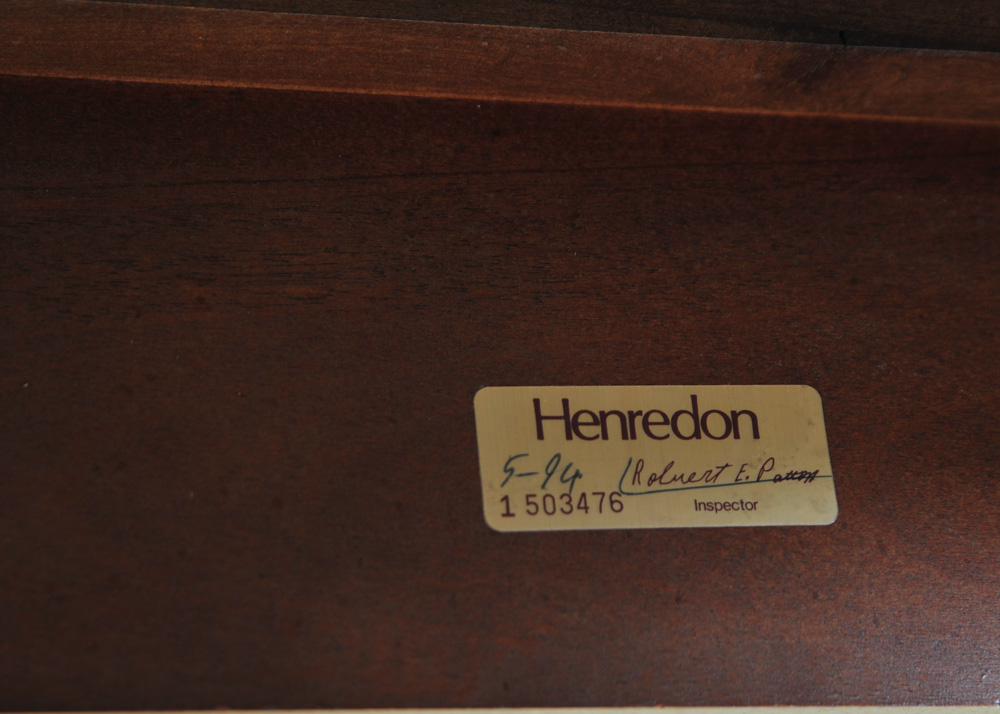 Granite Top Henredon Console Table