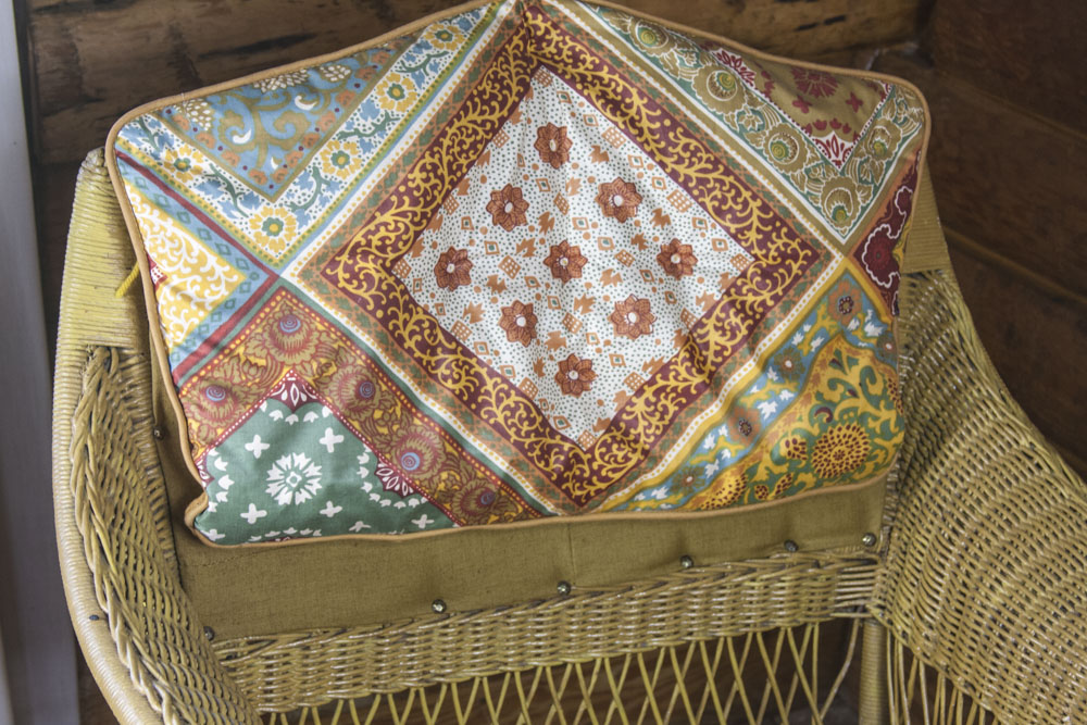 Antique Wicker Chaise Lounge