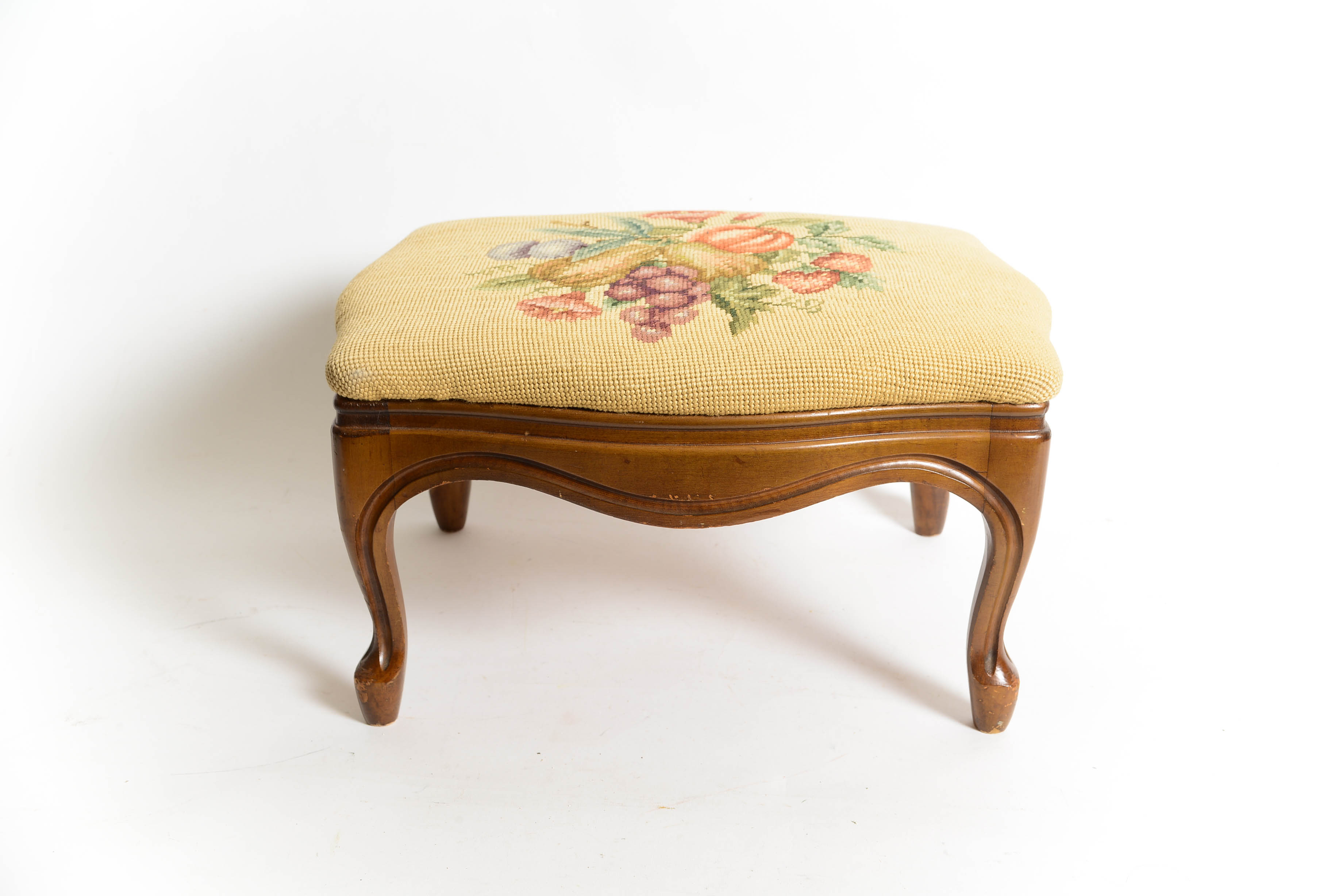 Needlepoint Footstool
