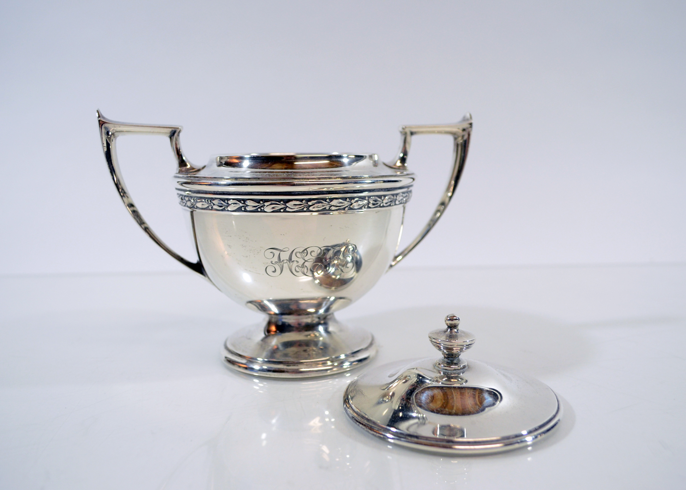 William B. Durgin Co. Ivory and Sterling Silver Tea Service