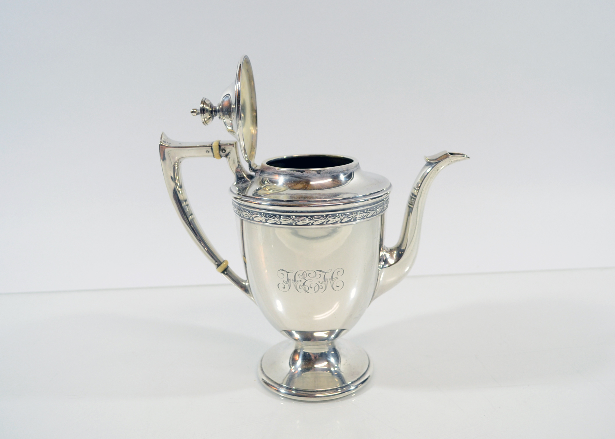 William B. Durgin Co. Ivory and Sterling Silver Tea Service