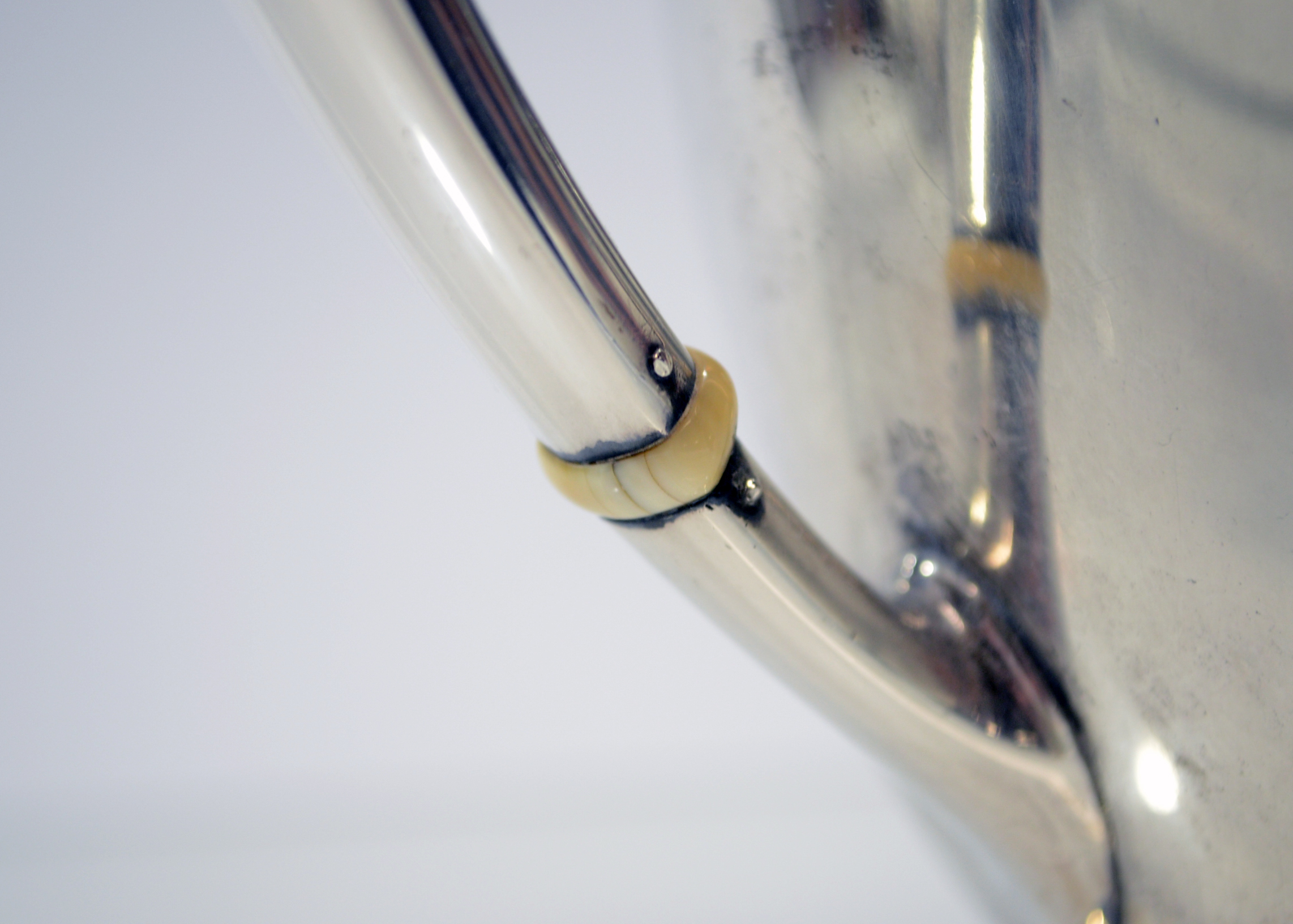 William B. Durgin Co. Ivory and Sterling Silver Tea Service