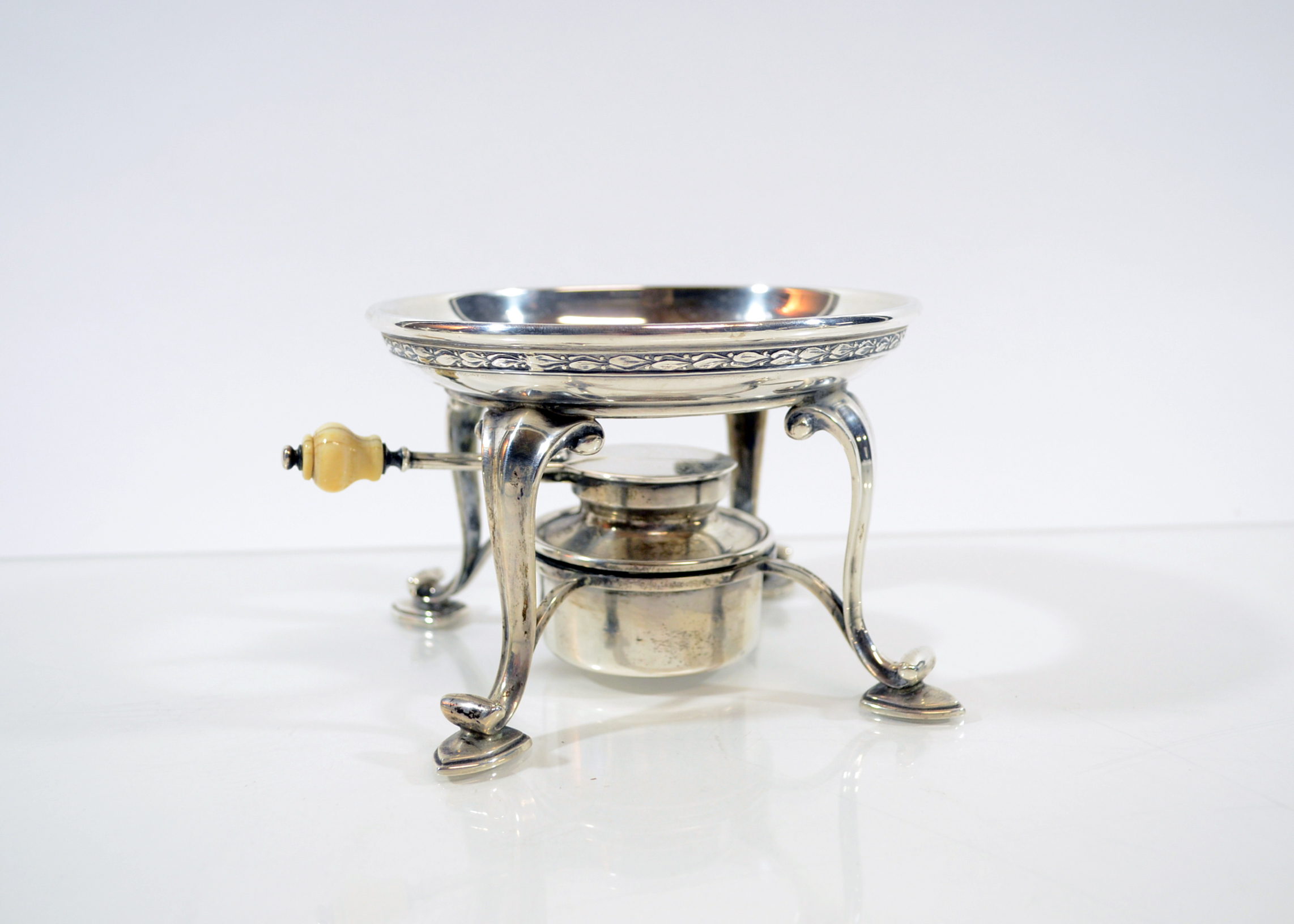 William B. Durgin Co. Ivory and Sterling Silver Tea Service