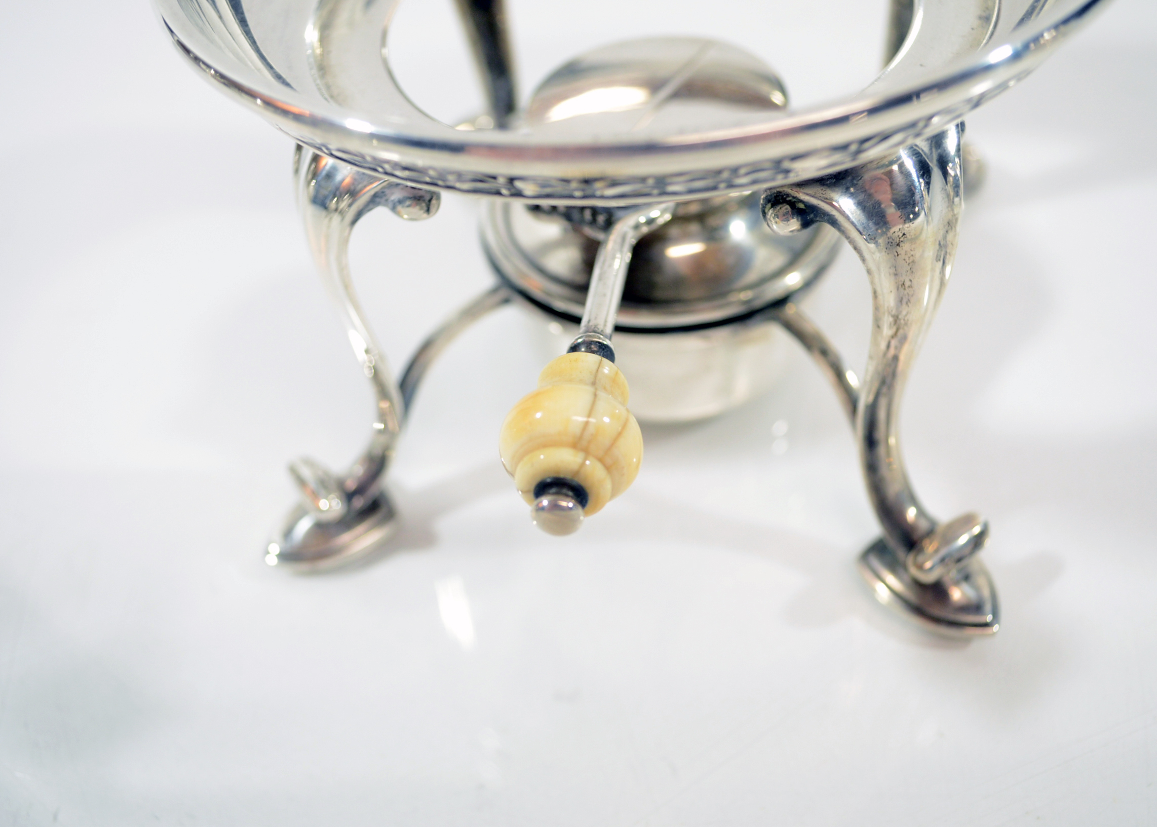 William B. Durgin Co. Ivory and Sterling Silver Tea Service