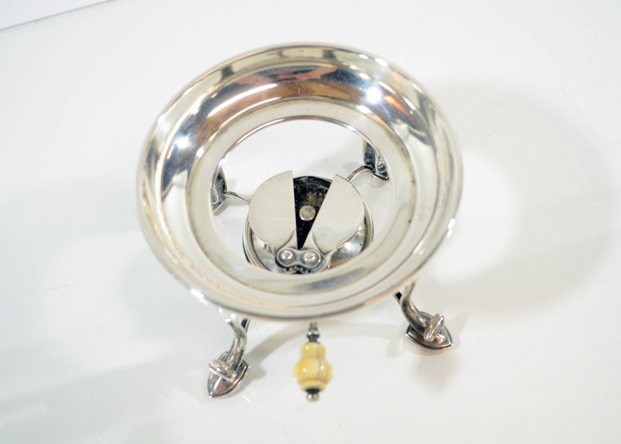 William B. Durgin Co. Ivory and Sterling Silver Tea Service