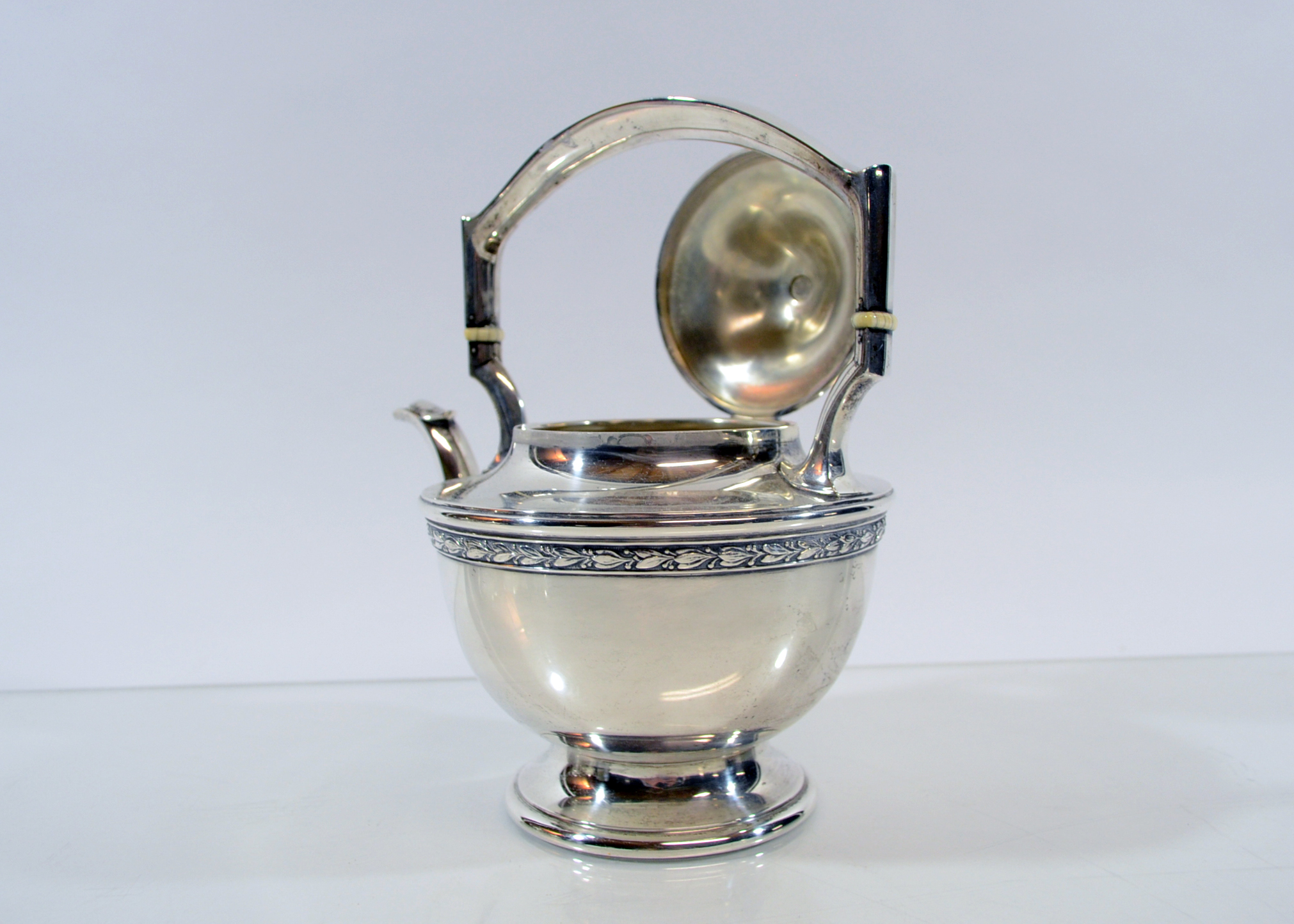 William B. Durgin Co. Ivory and Sterling Silver Tea Service
